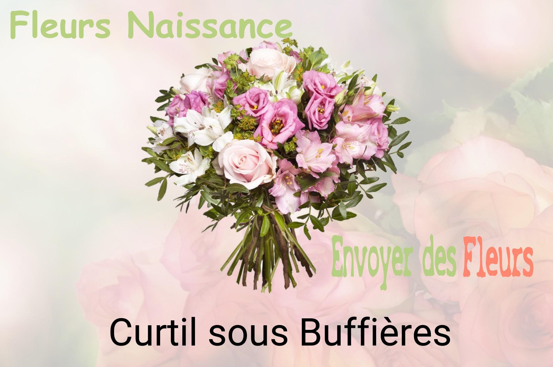 Bouquet de fleurs de naissance livré à Curtil-sous-Buffières